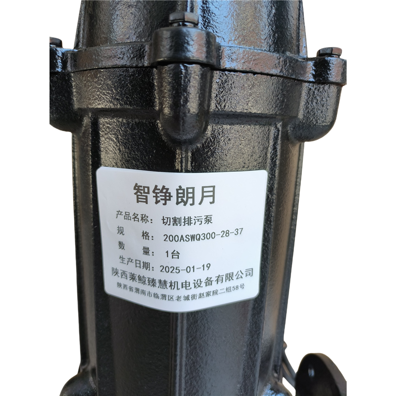 智铮朗月 切割排污泵 200ASWQ300-28-37 台高清大图