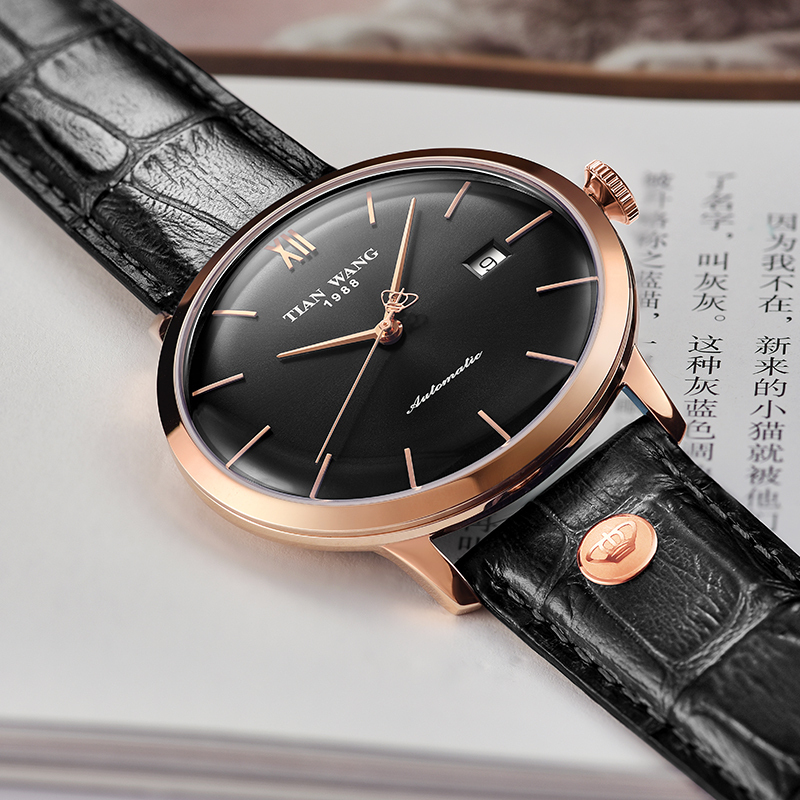 天王表腕表mix系列机械表男表瑞士进口机芯机械腕表51013