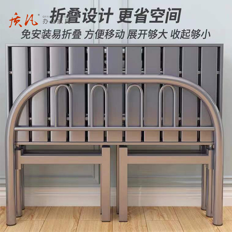 苏宁 质凡 单人床折叠床家用成人经济型铁床午休床出租屋简易床高清大图