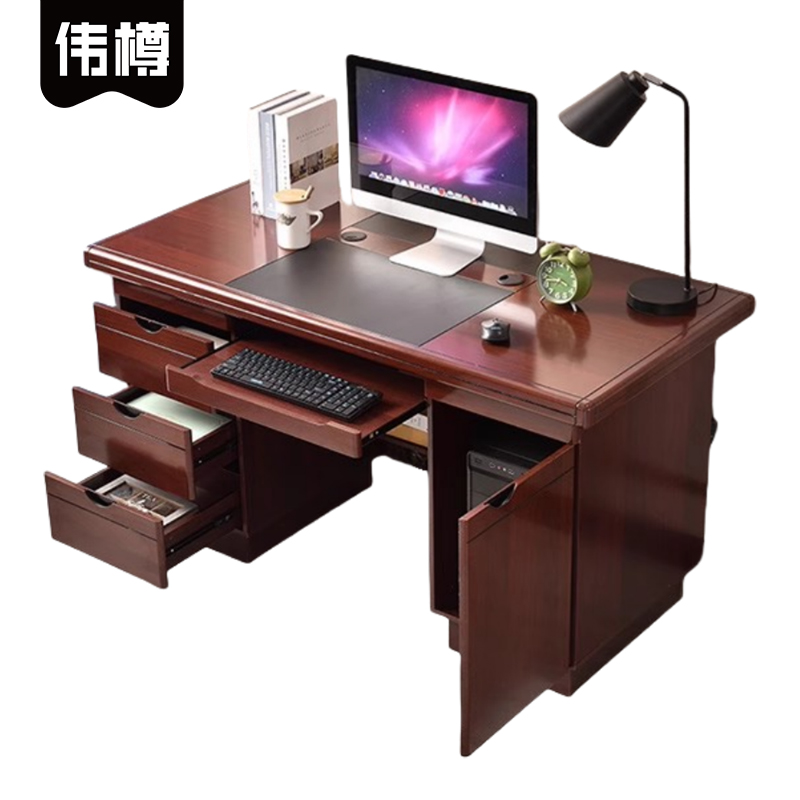 伟樽办公桌120*60*76cm张高清大图