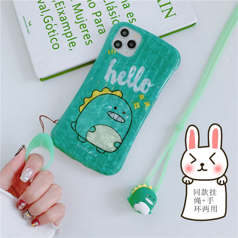 火豹日韩卡通可爱恐龙三星s10手机壳ote10全包软壳s8防摔ote8纹s9网红