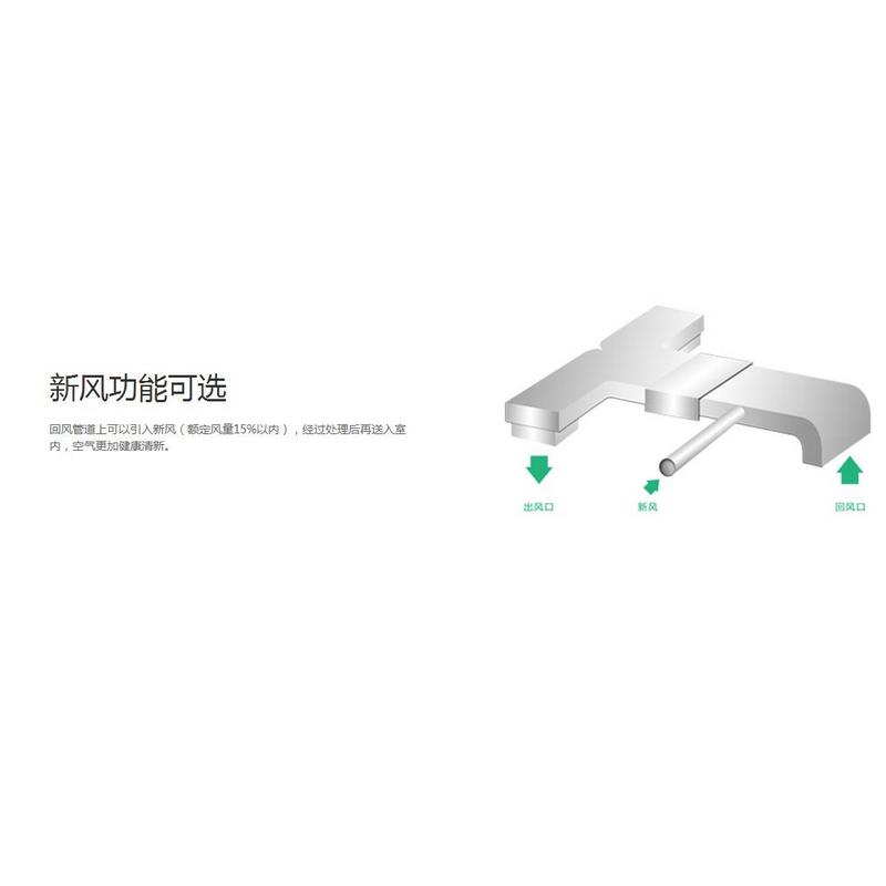格力 (石柱万寿农行) 高效静音风管式室内机 GMV-N40PL/B