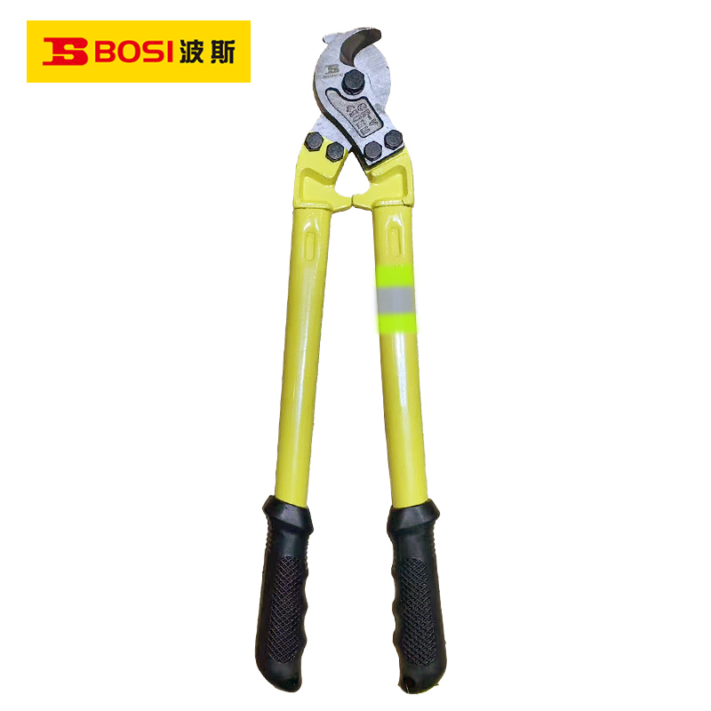 波斯(BOSI) 荧光系列电缆剪 18寸/450mm 把高清大图