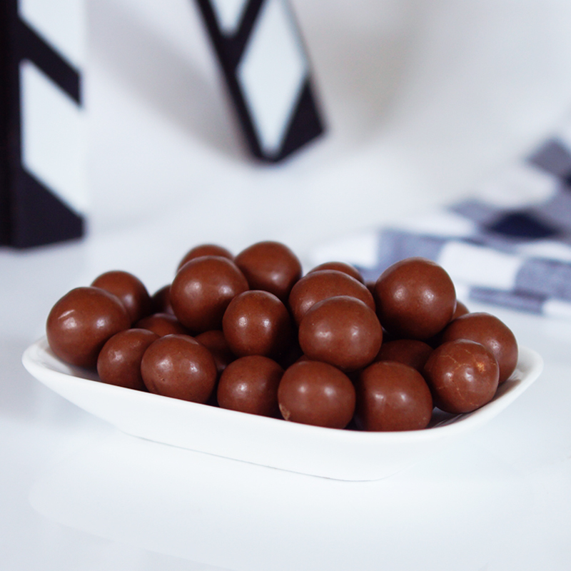 百诺英式麦丽素牛奶巧克力25g休闲零食代可可脂80后怀旧零食