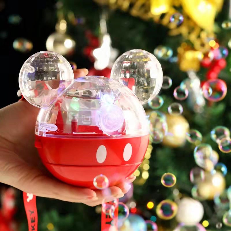 迪士尼吹泡泡机儿童手持玩具女孩男孩少女心ins网红电动球形