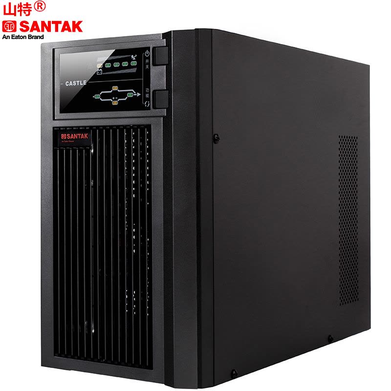 山特UPS不间断电源 C3KS 3KVA /2400W 后备延时2小时 外接8节12V65AH电池组 在线式电源图片