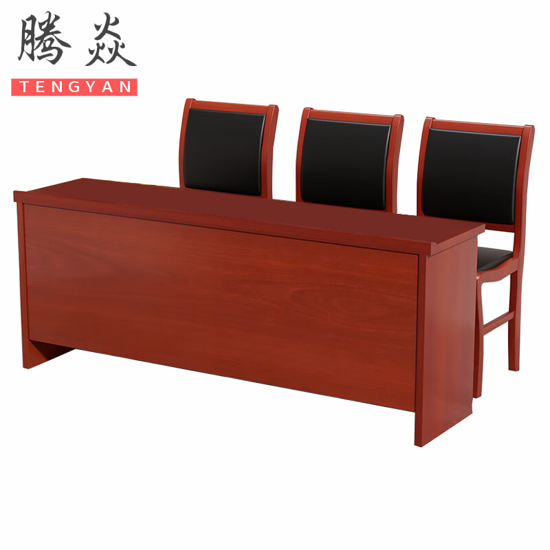 腾焱培训桌一桌三椅套高清大图