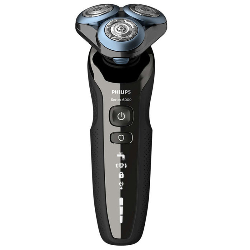 飞利浦(PHILIPS)男士电动剃须刀干湿两用 全身水洗刮胡须刀 S6680/26 日版