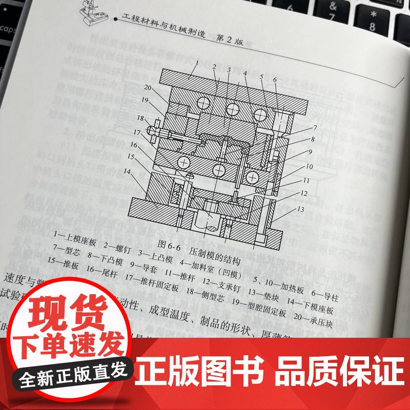 套装 金属材料手册 工程材料与机械制造 第2版 套装共2册 工程材料 机械制造工艺 机械工业出版社高清大图