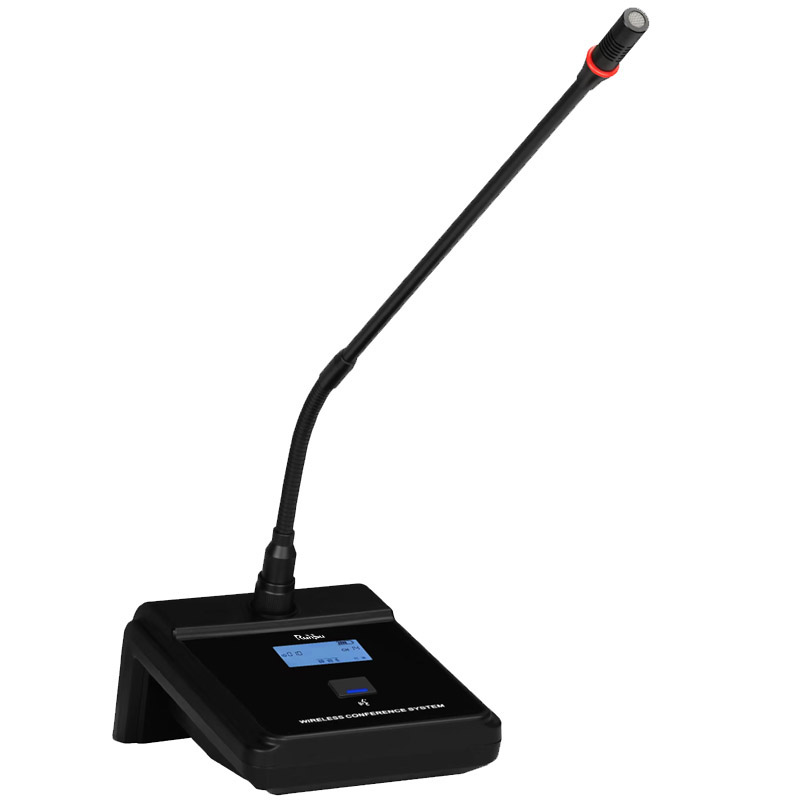 润普Runpu会议音频系统无线手拉手长杆鹅颈无线一拖十桌面会议话筒麦克风RP-S10-WX8900E高清大图