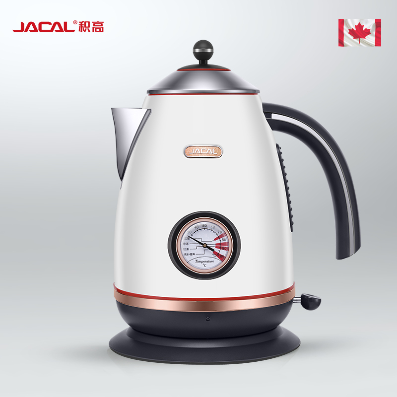Jacal/积高 电水壶 GL- E1A 简约电热水壶 烧水壶 304不锈钢电茶水壶 创意开水壶