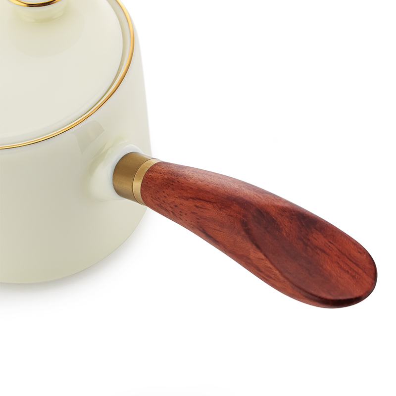 菲米生活沐兮羊脂玉瓷茶具套装(玉脂黄)FM-CJ2119(玉脂黄)高清大图