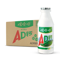 【7月新货】娃哈哈童年220ml*20瓶AD钙奶酸奶大瓶早餐奶