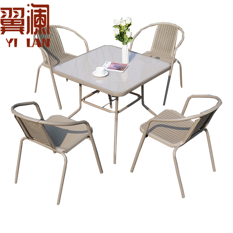 翼澜 户外桌椅 四椅 套高清大图