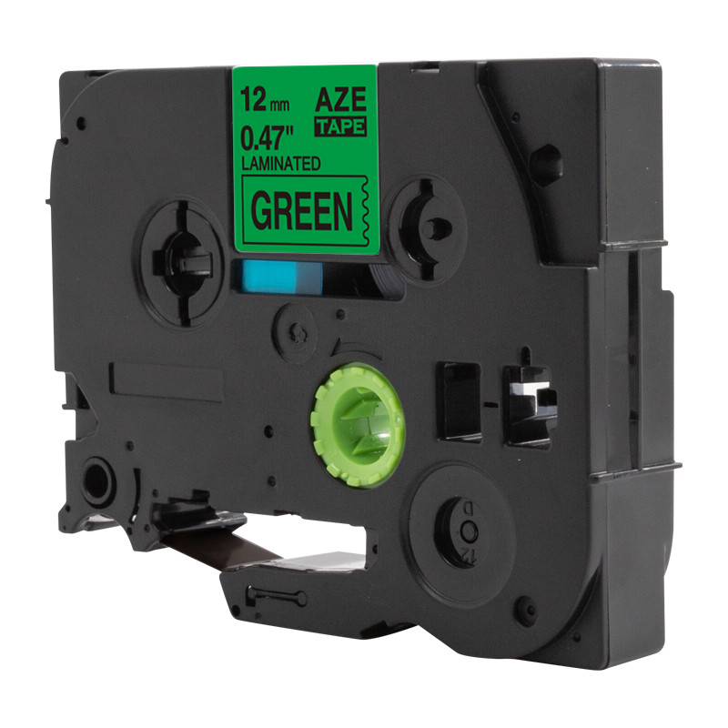 爱墨 AZE-731标签色带绿底黑字12mm /个高清大图