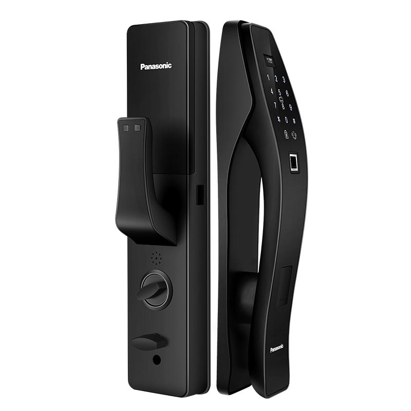 panasonic松下指纹锁家用防盗门密码锁x4卡锁四合一磁卡密码钥匙锁
