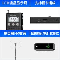 熊猫（PANDA）6204全波段立体声收音机老年人 迷你充电插TF卡随身广播半导体 小型老人听戏机（白色）