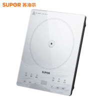 苏泊尔(SUPOR)电磁炉家用火锅炉 一体防水面板耐磨易清洁2200W猛火可爆炒24h预约定时[C22-IA630D]