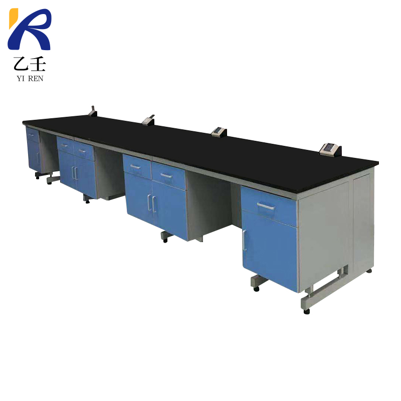 乙壬钢木实验台全钢边台化验室操作台实验桌操作桌化学实验室工作台【工厂现做 7天内发货】