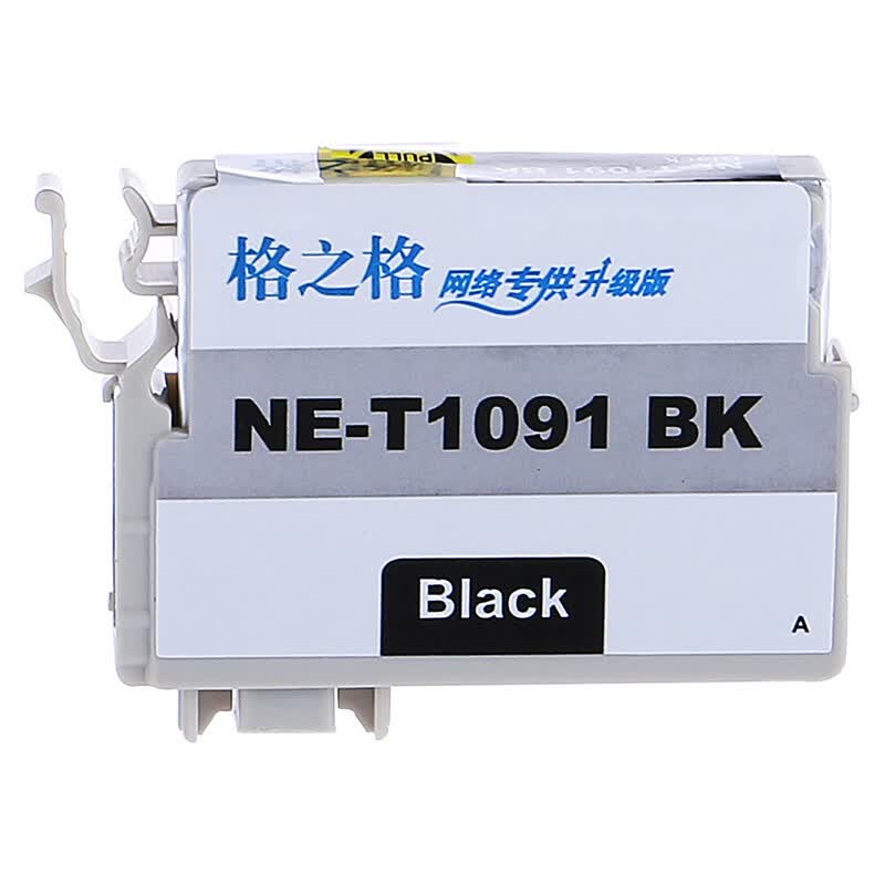 格之格T1091墨盒 适用爱普生ME30 ME300 ME70 360 600F打印机NE-T1091BK黑色墨盒高清大图