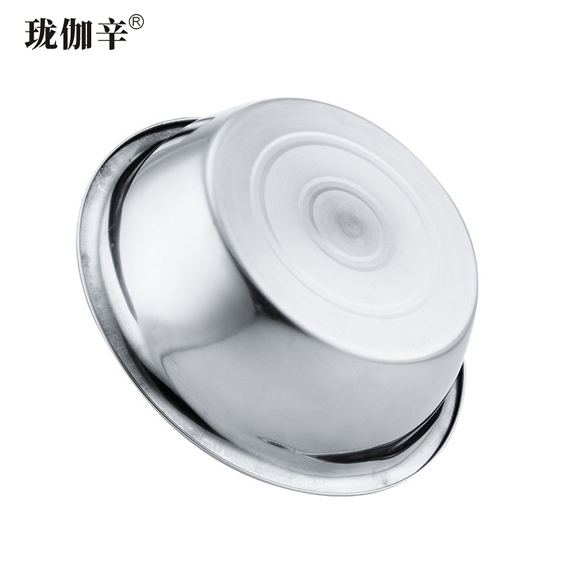 珑伽辛 加厚不锈钢盆 菜盆 大盆 30cm/个高清大图