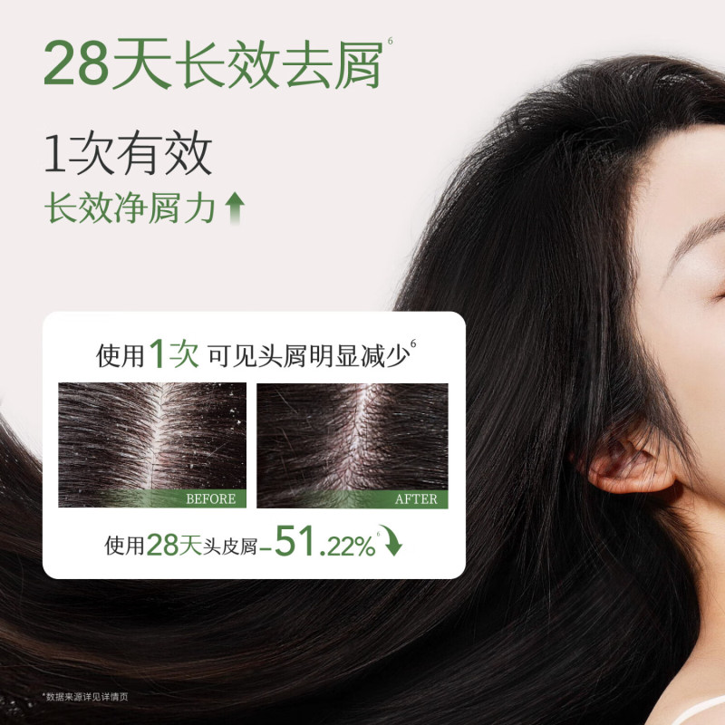 半亩花田活力去屑洗发水(微风山茶)500g高清大图