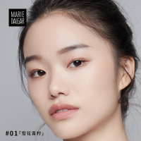 玛丽黛佳高光蜜粉饼 散粉定妆干粉遮瑕控油持久修容保湿晚安粉元气青柠蜜粉饼 1#雪花青柠