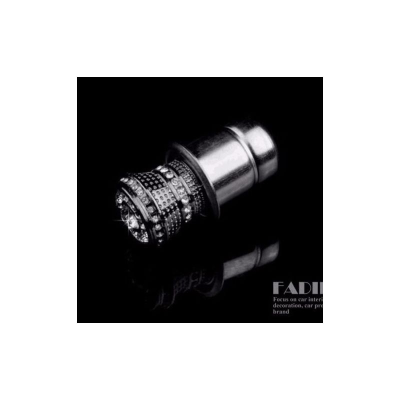 车载点烟头点火发热通用12v充电器电子点烟器汽车转换器插头|带钻点烟器银色