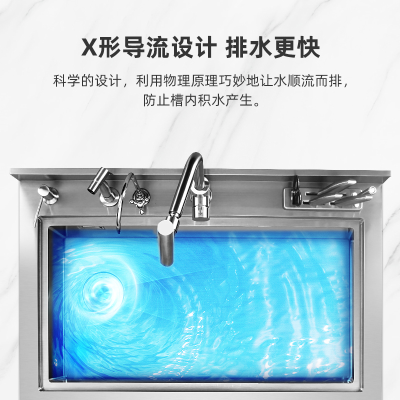 欧尼尔(OUNIER) LPX-906 集成水槽洗碗机 一体机一体柜高清大图