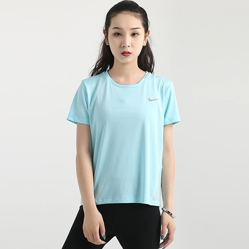 NIKE耐克短袖女运动健身训练速干透气T恤AJ8122-434