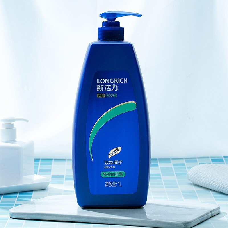 隆力奇新活力去屑洗发水1l多效呵护型控油去屑深层滋养