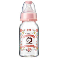 小狮王辛巴(Simba)萝蔓晶钻标准玻璃小奶瓶120ml (艳阳)S69142