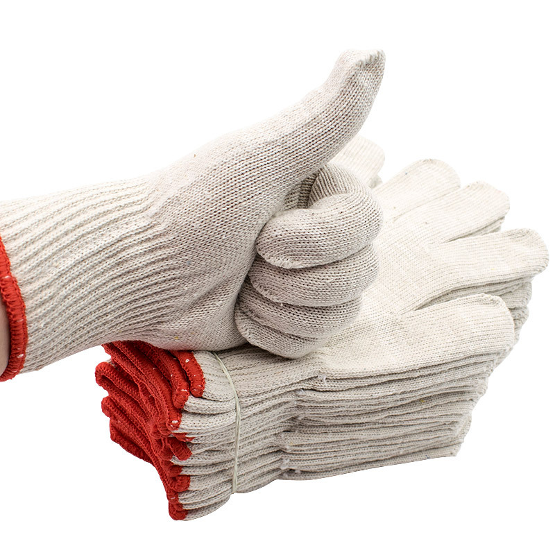 【苏宁自营】勒塔（LETA）棉纱手套保护手套劳防用品纱手套10付装 LT-PPE575