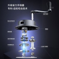 盼盼升降晾衣架阳台晾衣杆 室内家用手摇四杆升降晾衣架