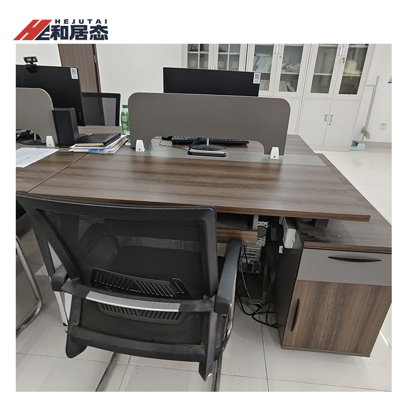 和居态 双人对坐电脑桌 1200x1200x700mm 张高清大图