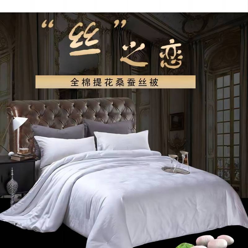 愉悦之家蚕丝被 2.0*2.3m 白色