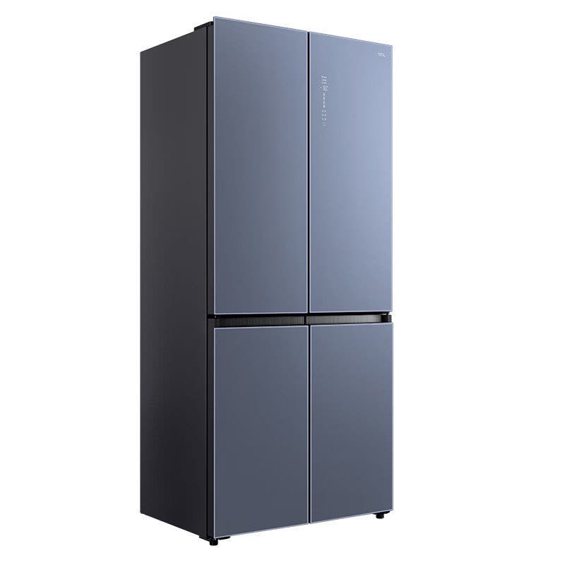 TCL R460P8-U 十字门冰箱 460升 超薄嵌入 超大变温空间 -36℃深冷速冻 580mm超薄机身图片