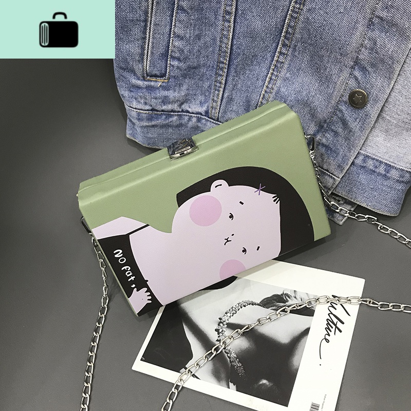 高级感包包2020新款潮网红时尚链条斜挎包女百搭ins夏季季小方包NEWLAKE高清大图