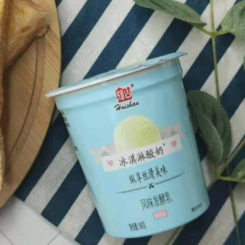 越秀辉山輝山老口味冰淇淋酸奶160g*10(杯)双重吃法 自营牧场