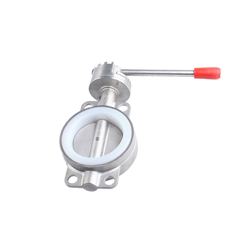 盛京联硕不锈钢对夹蝶阀DN150(304材质)硅胶台高清大图