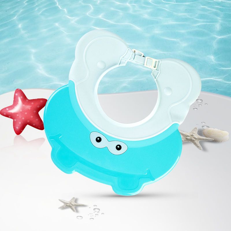 硅胶洗头帽防水护耳宝宝小孩洗澡帽可调节婴儿幼儿洗发帽儿童浴帽s6