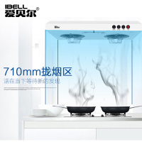 爱贝尔(IBELL)HY-DZS06S超薄油烟机双抽双电机抽油烟机老式小型吸油烟机