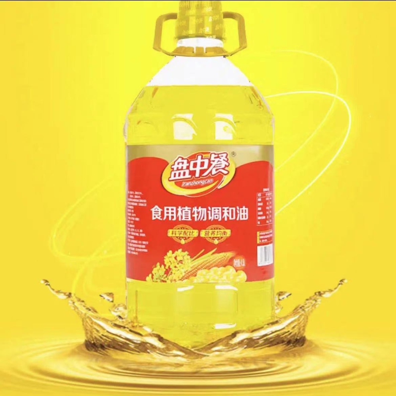 盘中餐 植物调和油 4.5L/桶高清大图
