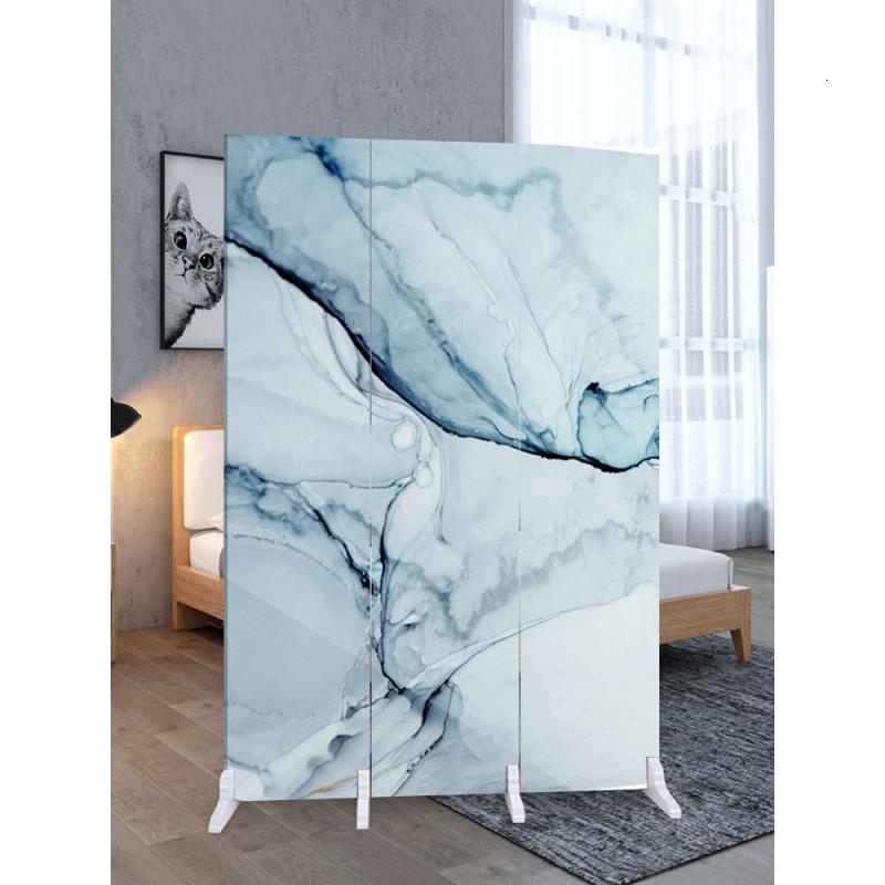 BONJEAN简约现代屏风折叠移动玄关布艺隔断客厅卧室小户型办公室时尚折屏高清大图