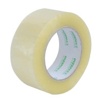 得力 30913 透明胶带大号宽胶带大卷封箱胶带宽4.8cm胶带封箱带 48mm*100y*45um