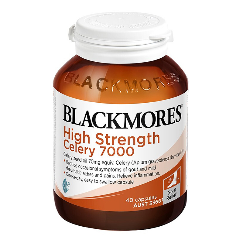 澳佳宝(BLACKMORES)西芹籽芹菜籽精华胶囊40粒/瓶装 高浓度7000mg 膳食营养补充剂高清大图