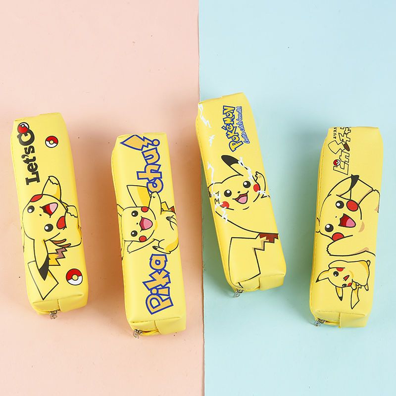 网红皮卡丘笔袋可爱少女心文具袋ins高颜值铅笔袋学生文具收纳袋