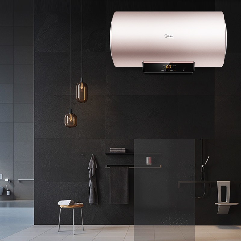 美的(Midea)60L电热水器F6021-K3(HE) 2100W速热 一级能效 手机智能操作 出水断电安全浴