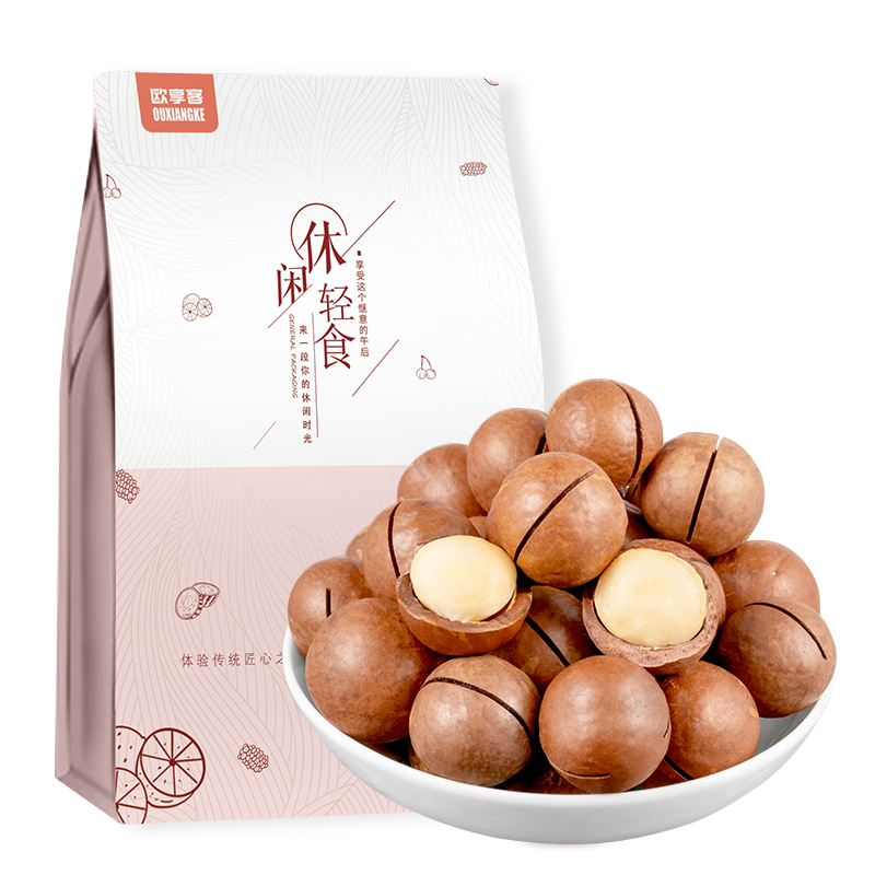 苏宁宜品炭烧腰果琥珀桃仁碧根果夏威夷果巴旦木组合250克/袋坚果炒货休闲零食干果小吃办公室其他休闲