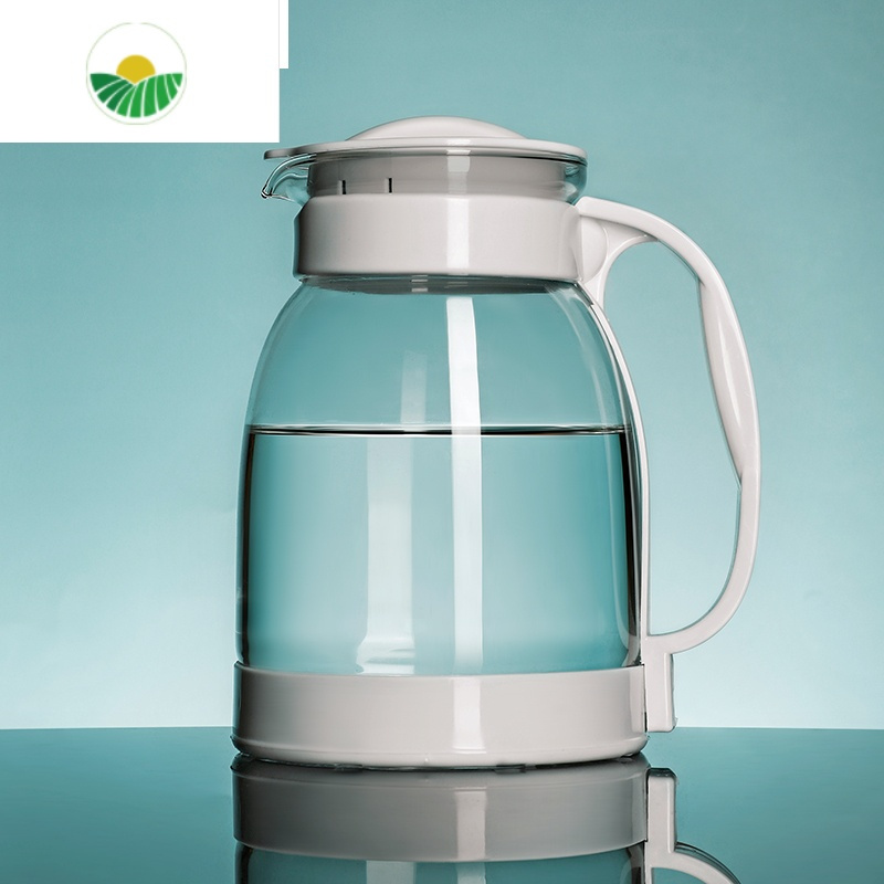 三维工匠冷水壶家用玻璃凉水杯冰水壶盛冰箱装水容器储大容量瓶夏季